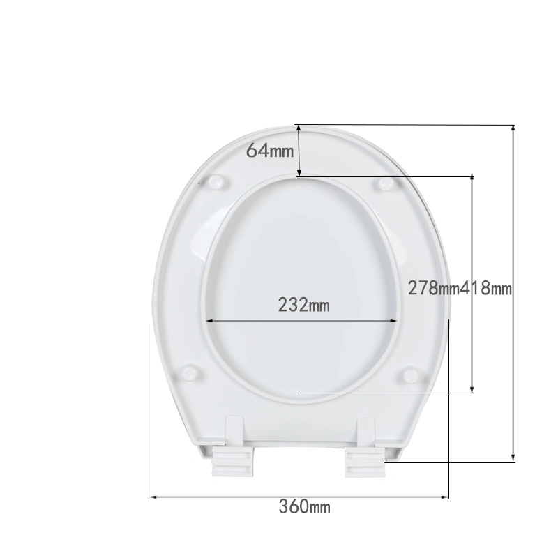 European Standard Factory Supply Hot Sale Good Quality Plastic Round Toilet Seat with Competitive Price